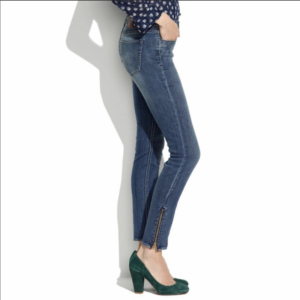 Madewell | 9” Skinny Skinny Ankle Zip Jeans